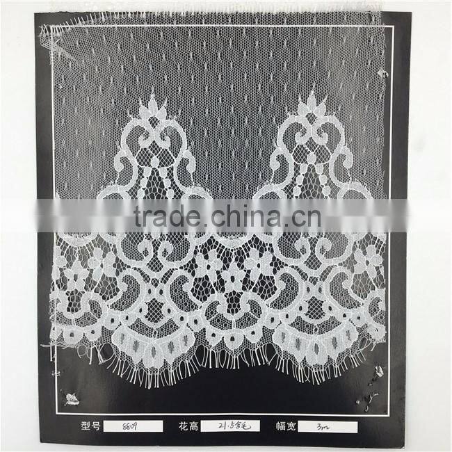 Wholesale Fashion Embroidery Lace,White Eyelash Lace Trim