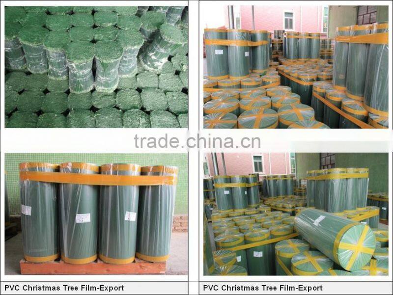 White PVC Rigid Film For Christmas Tree (Used to Make Artifical Christmas tree,hedge fence)