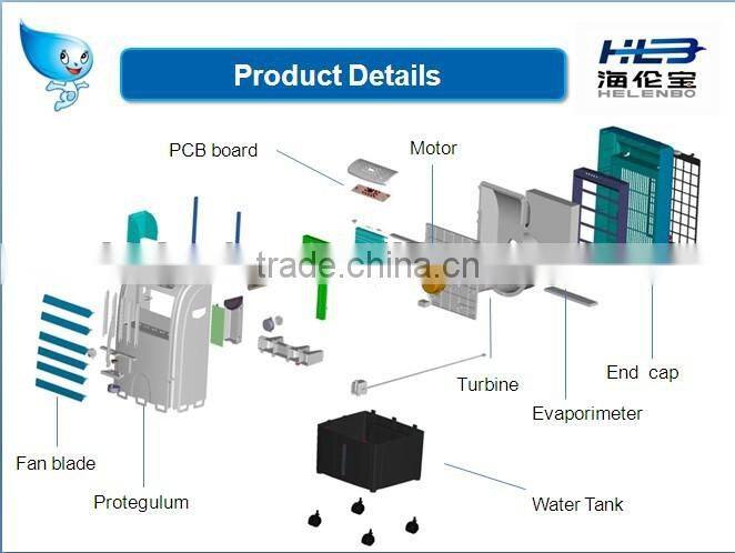 Centrifugal electric cooler&heater air cooler with heating function