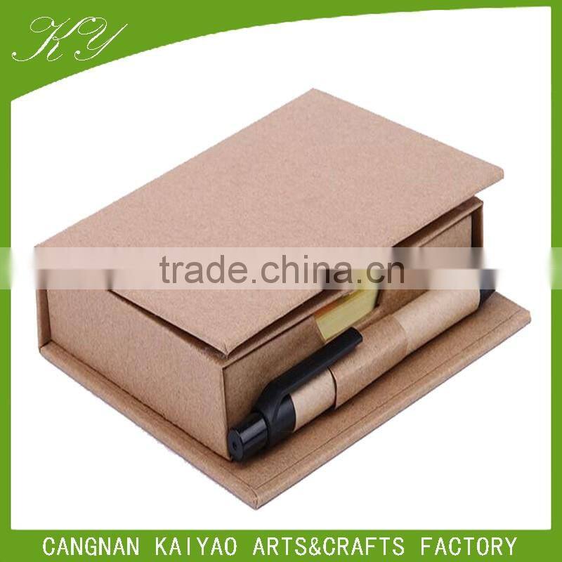 luxury pen case novelty pen holder calendar in sticky memo box for promotion gifts