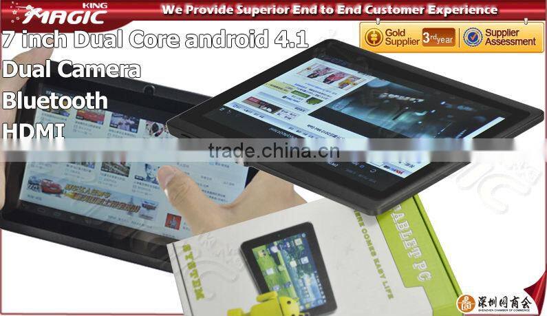 7 inch android 4.1 slim tablet pc