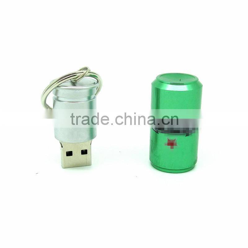 3 styles metal beer bottle usb flash drive memory stick USB 2.0 pen drive 4GB 8GB 16GB 32GB flash disk