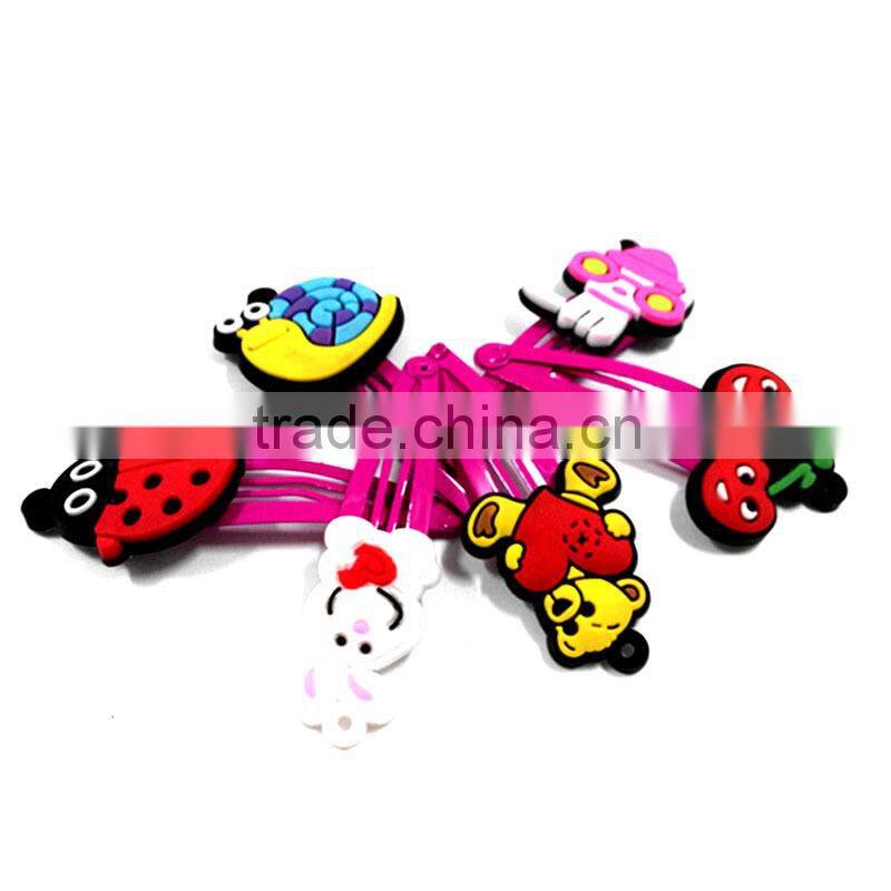 Butterfly shape cheap cartoon design custom bobby pin