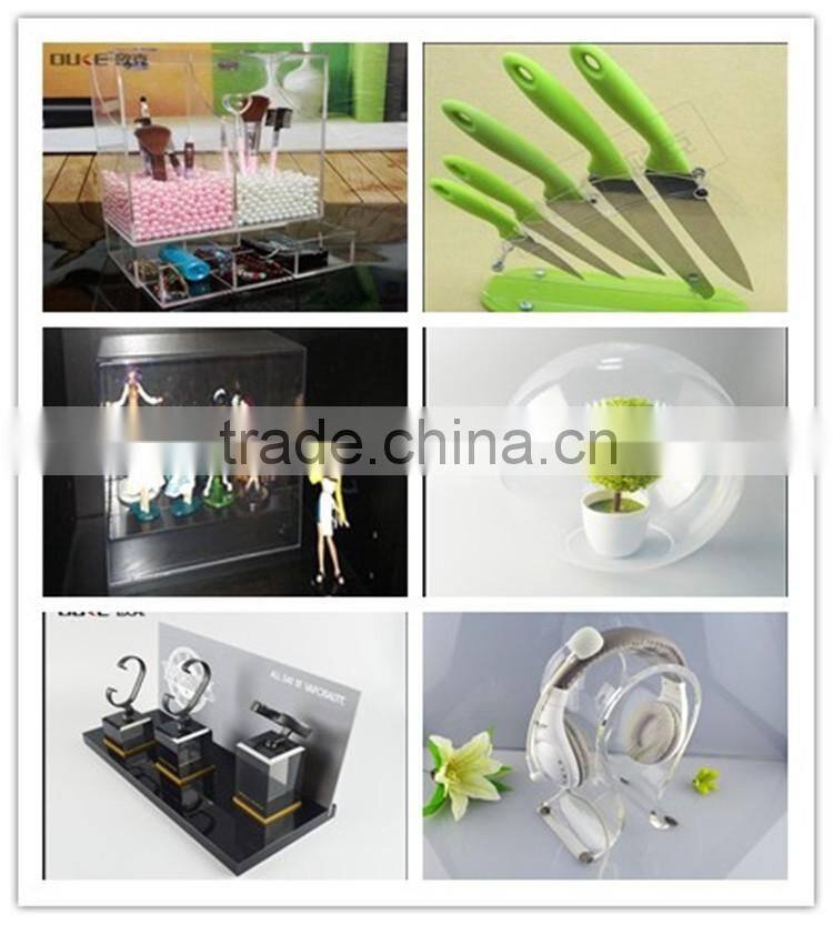 Eco-friendly feature plastic material acrylic plastic househode items