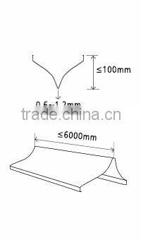 Interior ceiling decoration aluminium blade ceiling