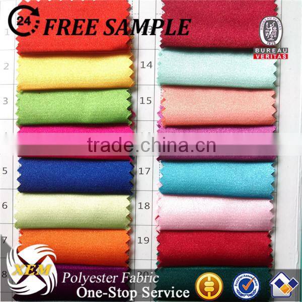 polyester satin fabric bright satin