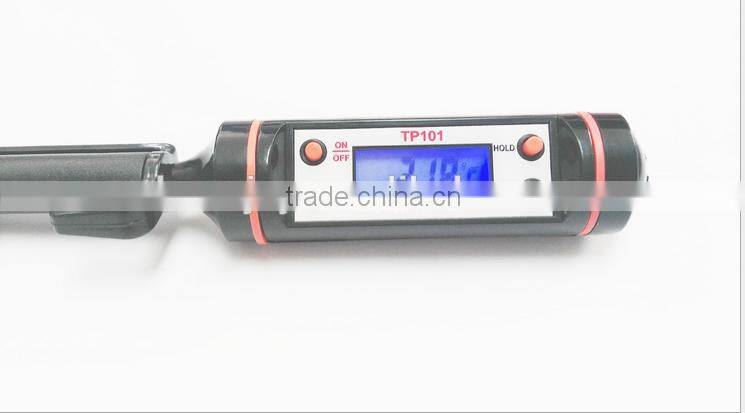 LCD display digital thermometer with capillary tube