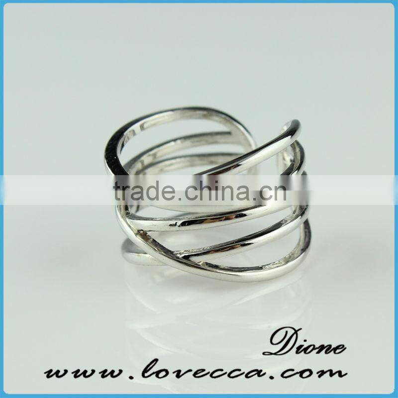 open style silver ring wholesale for women fashion jewelry