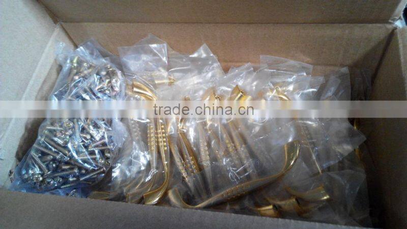 Gold Plating Zinc Ally Handle for Chest Drawer