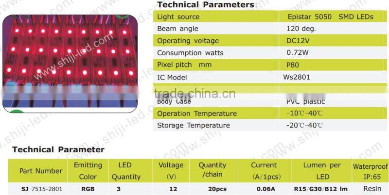 smd5050 full color indoor led display module
