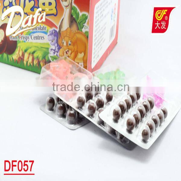 dafa dinosaur egg milk chocolate beans