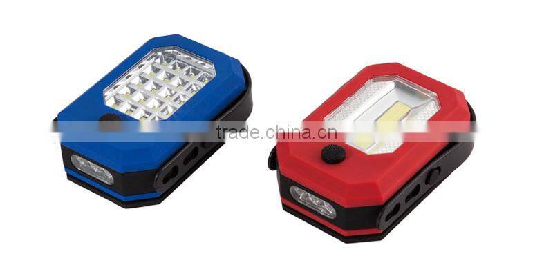 Multi-functional magnetic led working light with rugged hook for east carry