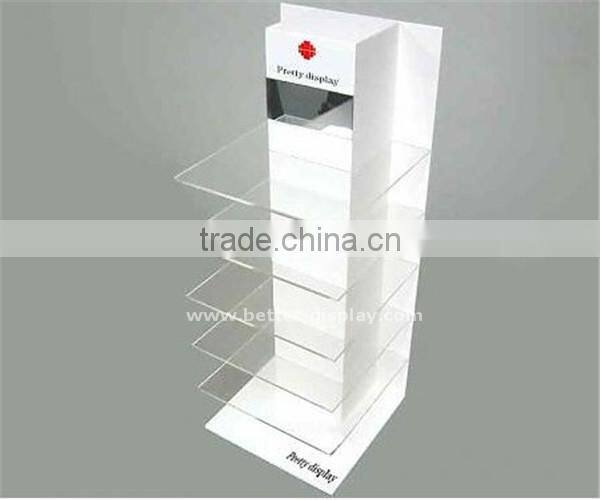 clear acrylic organic glass perfume display cabinet
