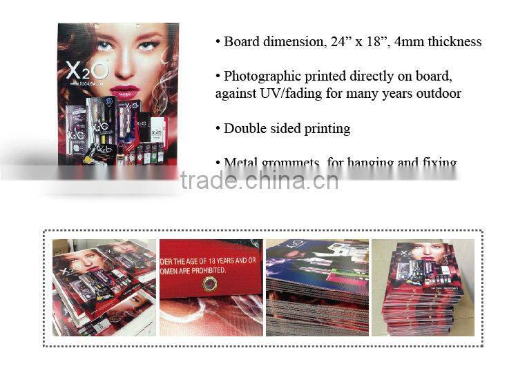 Printed UV Stabilized Corflute Sign Sheet