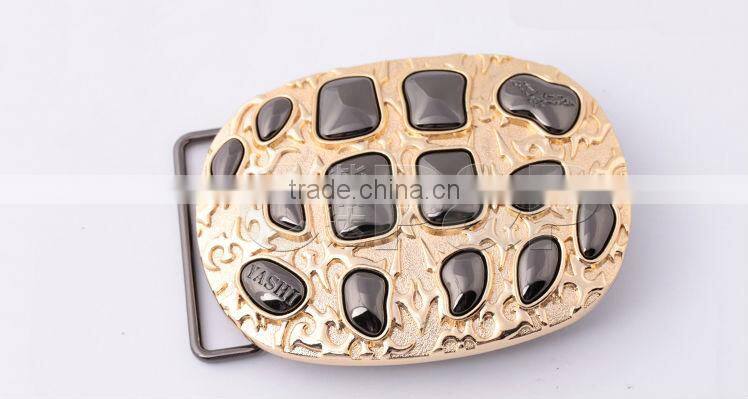 Fashion clothes decoration metal anti-allergy belt buckle for belt