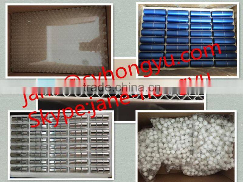 Wholesale 20ml empty round aluminum perfume spray pump glass bottle