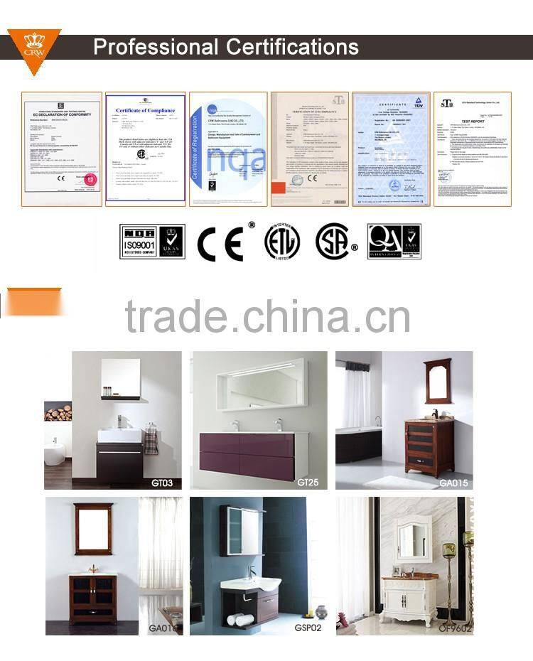 CRW GL4411 White Wall Mounted Bathroom Cabinet