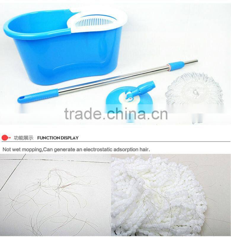 Spin Mop Deluxe Cleaning System with 2 Mop Heads