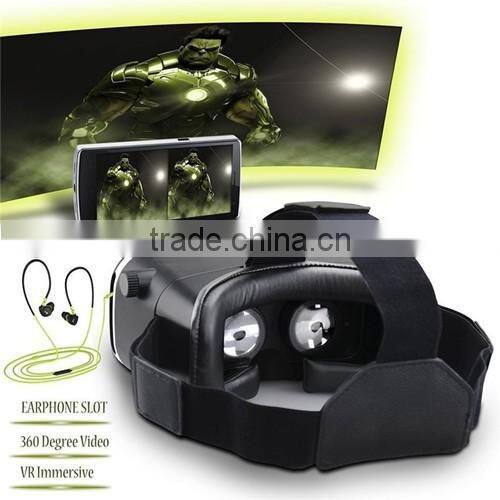 100% Original VR SHINECON Virtual Reality 3D Glasses Helmet VR BOX Movie for Samsung 4.7~6 inch Smartphone+Wireless Gamepad 1.0