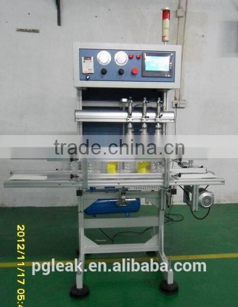 PET bottle precision leak tester