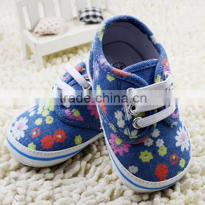 2016 fashion style cute baby shoes canvas shoes