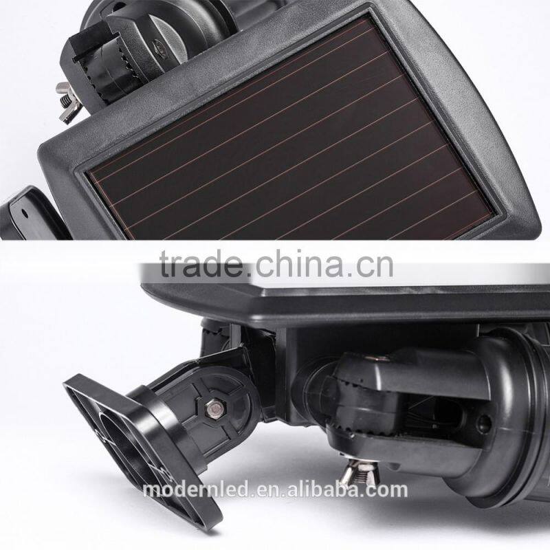good price double heads solar led outdoor wall light