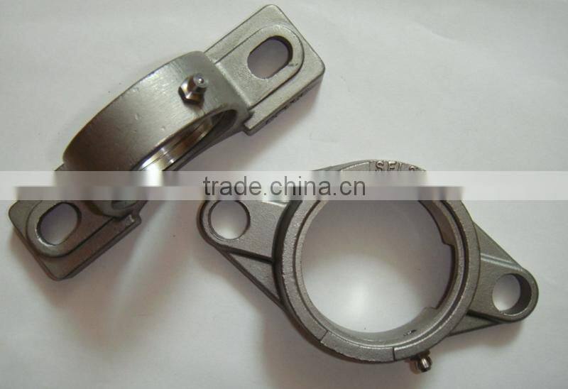 square stainless steel casting bearing mounting bracket