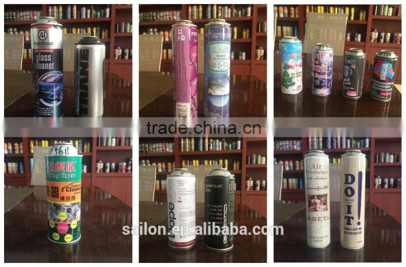 spot-color printing 400ml aerosol spray cans tinplate packaging china