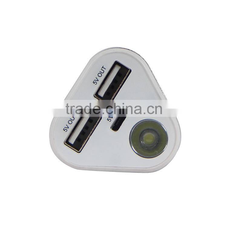 Aluminum Slim Power Bank Universal Micro USB Portable Battery Charger,6000mah Portable mobile power bank