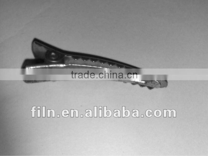 small copper crocodile clamp for hair 35mm