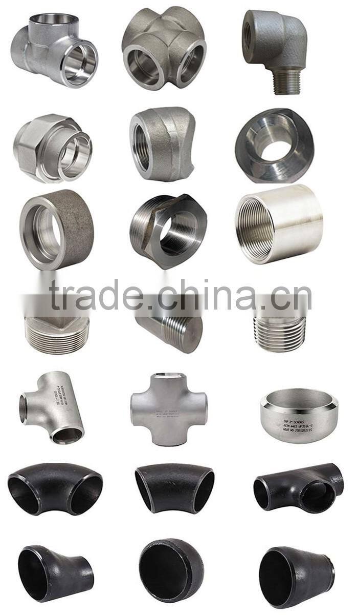 ANSI B16.9 forged welding pipe equal/reducing cross