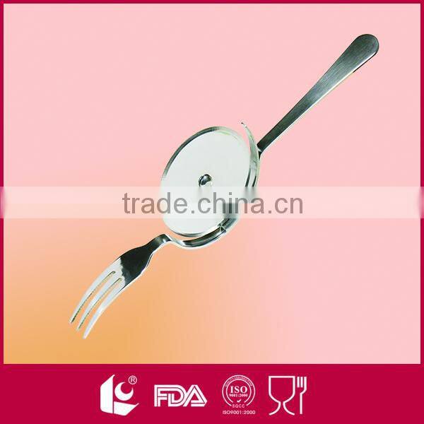 10B0303 Pizza Utensil,2 in 1(wheel & Tong)