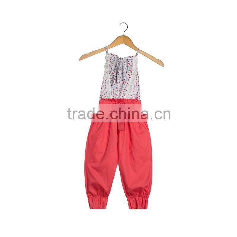 Wholesale 2016 New Fashion Baby Girls Lace Jumpsuit For Kids