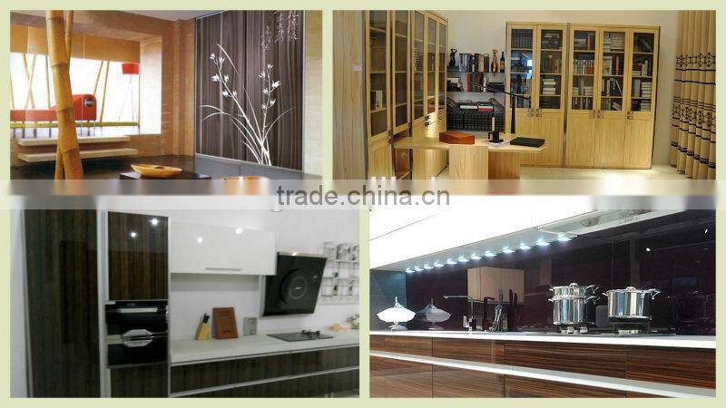 Wood Grain Color UV coated mdf