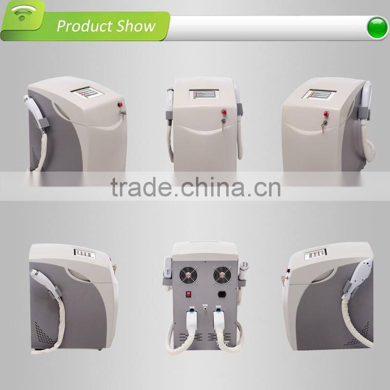 IPL equipment,Hot selling portable IPL+rf e-light hair removal machine,2 year warranty CE approved,Xenon IPL lamp