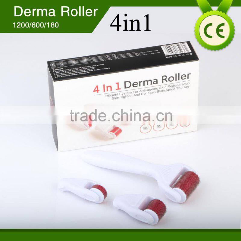 Bejing derma roller DRS 4 in 1 derma roller kits/ micro needle roller for stretch mark removal
