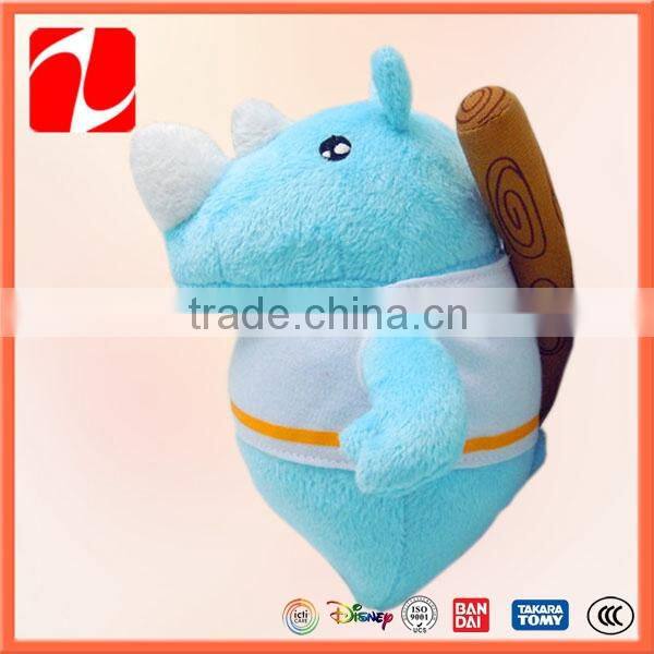 OEM cute blue baby small plush hippo toy