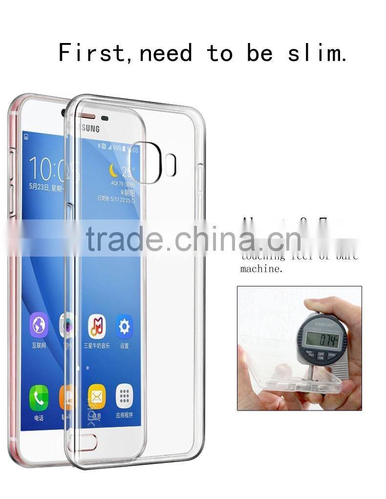 2016 Newest Imak Quality Stealth Soft case for Samsung Galaxy C7 C7000, Quality TPU SOFT Case Flex Armor case