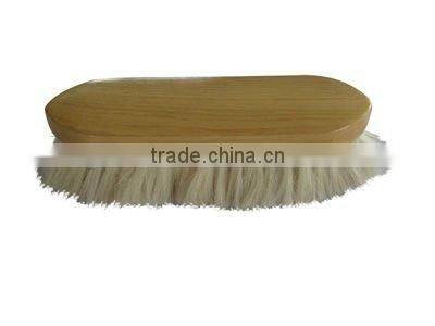 wooden block equestrian grooming brush