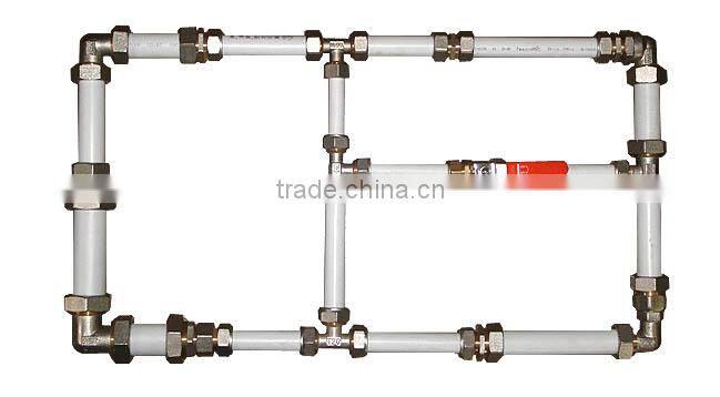 Brass Female Ferrule Connector for PEX-AL-PEX Pipe