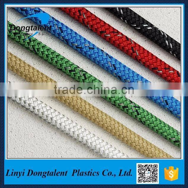 Diamond braid rope double braided nylon rope with cheap price