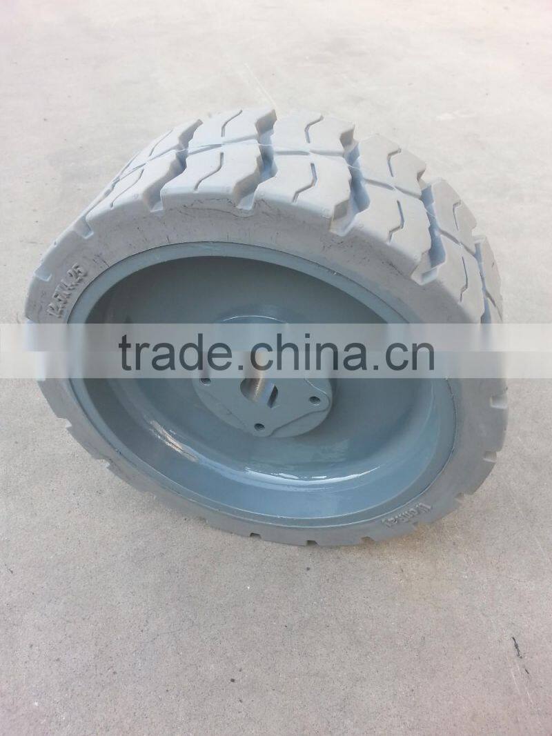 good price el 12 scissor lift solid tires 15x5 for sale