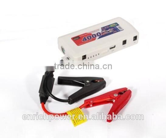 EP multi-fuction Car Jump Starter 12V 12000mah power bank with LED lighting