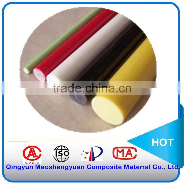 Light weight high strength FRP pultrusion round rods