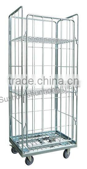 2016 new style supermarket roll plate cage