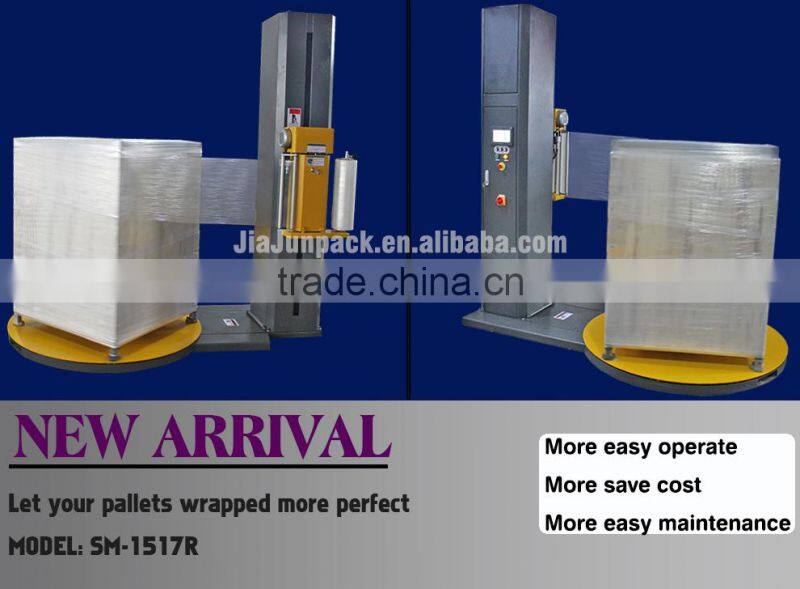 stretch wrapping machine with SIEMENS eletric parts short delivery time Factory