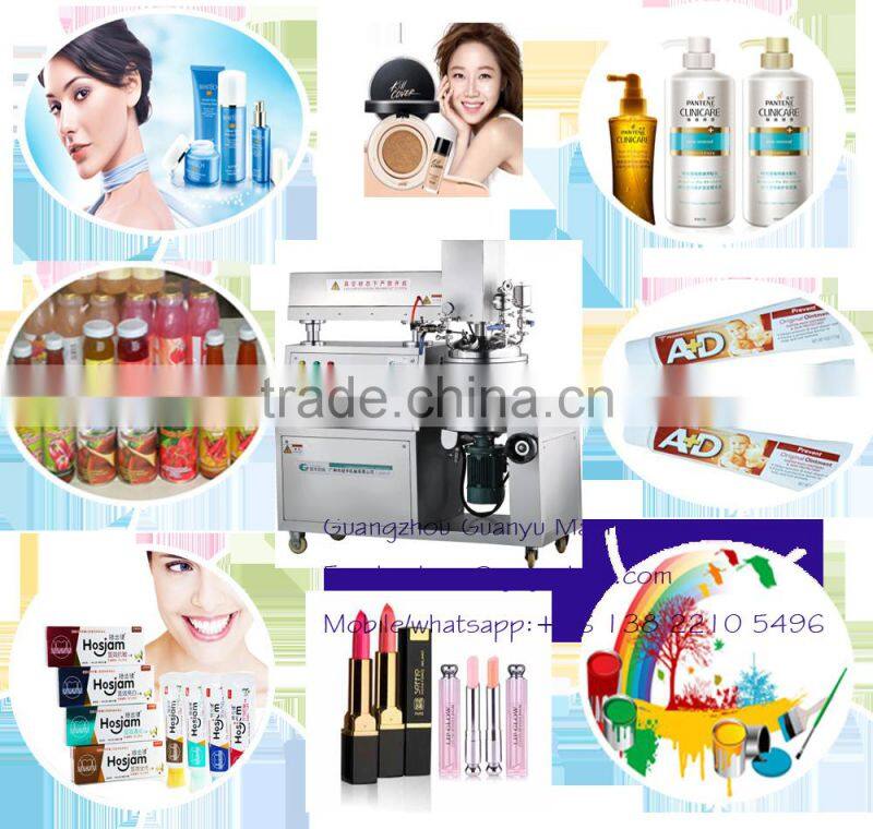 best quality stainless steel vacuum emulsifying cosmetics mixer for lipstick heating and mixing