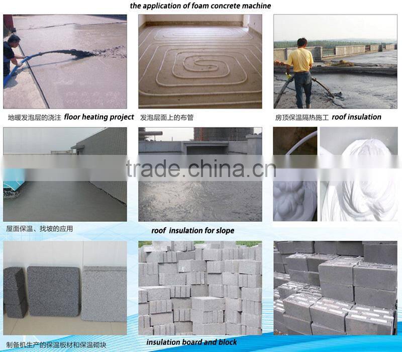 foam concrete clc block production line foam generator