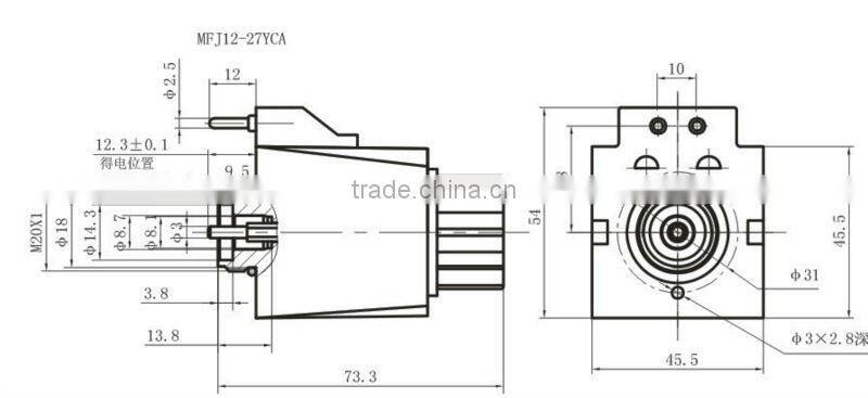 Hydraulic wet-pin type & ac 220V solenoid valve coil