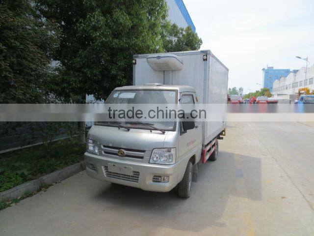 Fonton Forland 4*2 Mini Gasoline Refrigerated van Truck